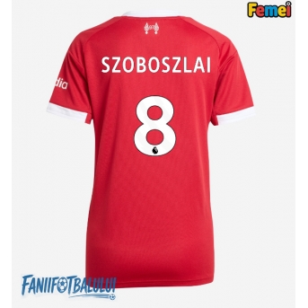 Liverpool Dominik Szoboszlai #8 Tricou Fotbal Replică 2025-26 Femei Acasa